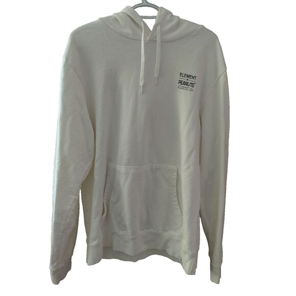 Element X Peanuts Wolfeboro Collection White Hoodie Unisex Size XL - Picture 1 of 9